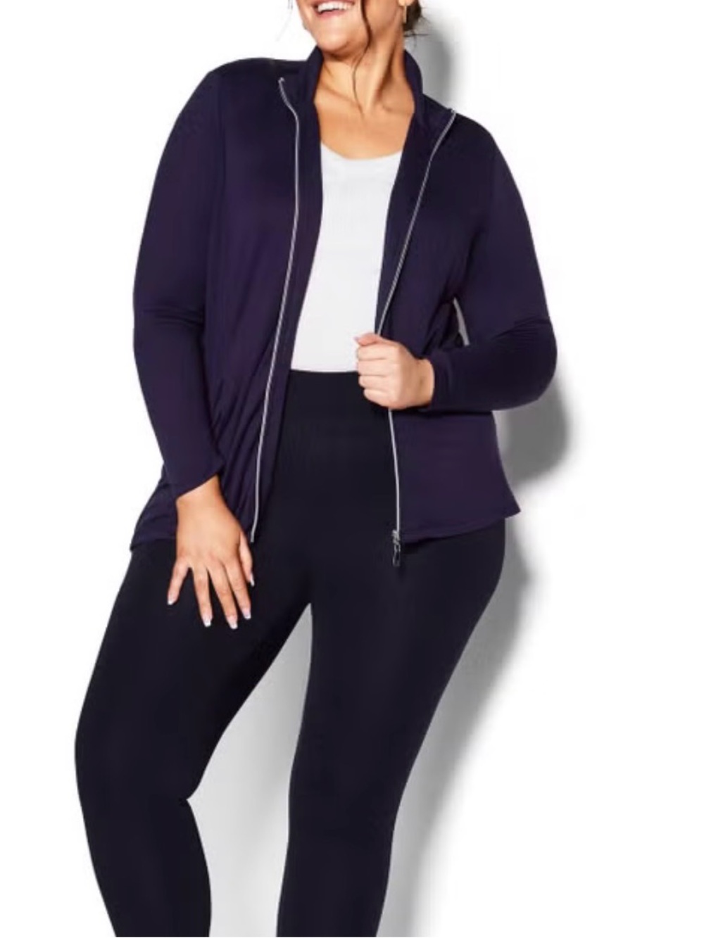 New With Tags AVE Full-Zip Black Jacket sz 30/32